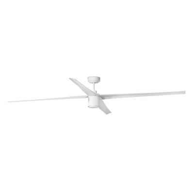 Ventilateur de Plafond LED Faro Attos Blanc 4 Pales 213cm 20W 3000K