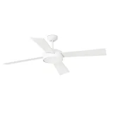 FARO BARCELONA Ventilateur De Plafond Led Faro Hydra 132cm Blanc 4 Pales 16w