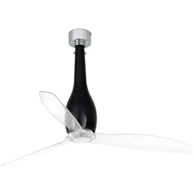 Ventilateur noir avec hélices transparentes Eterfan Faro