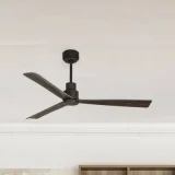 FARO BARCELONA Ventilateur plafonnier nassau - 6 vitesses - marron - moteur dc