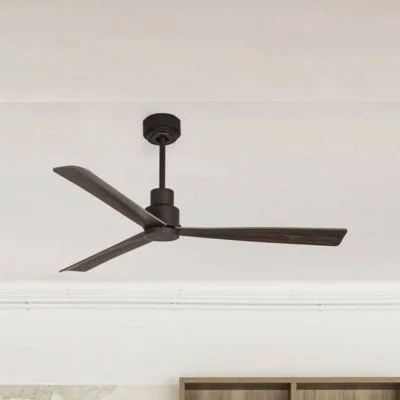 Ventilateur plafonnier nassau - 6 vitesses - marron - moteur dc