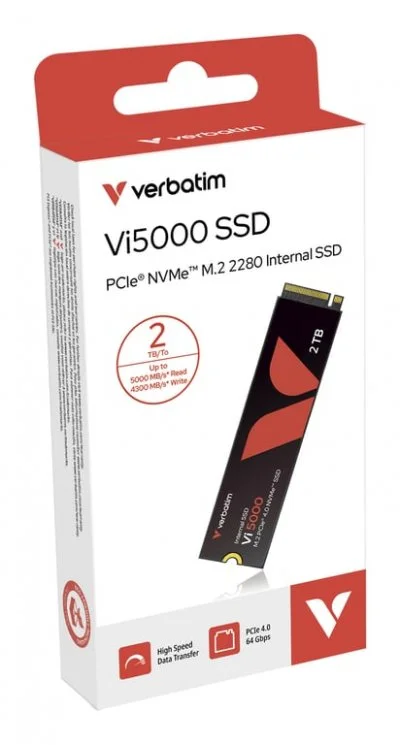 Verbatim Vi5000 - SSD - 2 To - interne - M.2 2280 - PCIe 4.0 x4