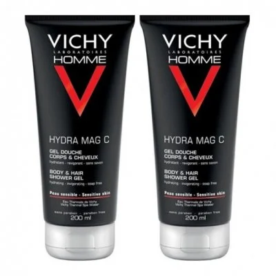Vichy Homme - MAG-C Gel-Douche Hydratant Revigorant duo, 2x200ml