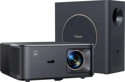 Vidéoprojecteur Yaber K2s Pro Premium Théâtre Full HD et 4K UHD Noir + Subwoofer
