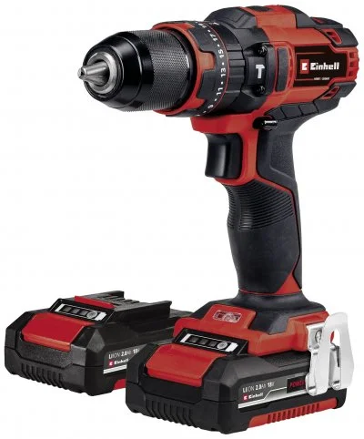 Visseuse-perceuse à percussion sans fil Einhell TE-CD 18/40 Li-i +64