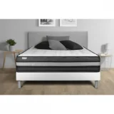 VITALIT - Ensemble matelas sommier vitalpower zen 90 x 200 cm - Couleur: Gris - Gris