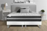 VITALIT - Ensemble matelas sommier vitalspring zen 160 x 200 cm - Couleur: Gris - Gris
