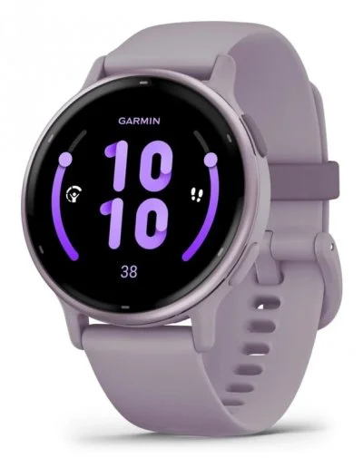 Vivoactive 5, Metallic Orchid avec bracelet violet