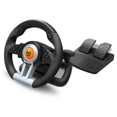 Volant pour voiture de course Krom NXKROMKWHL USB Noir