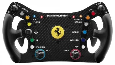 Volant - THRUSMASTER - Ferrari 488 GT3 Wheel Add-On - Noir et Rouge
