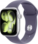 Watch Series 11 GPS 42mm Boitier en Aluminium Argent avec Bracelet Sport Brume Violette - M/L
