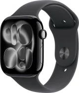Watch Series 11 GPS 46mm Boitier en Aluminium Noir de Jais avec Bracelet Sport Noir - S/M