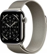 Watch Series 11 GPS + Cellular 42mm Boitier en Titane Naturel avec Natural Milanese Loop