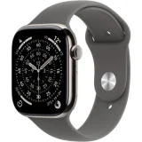 Watch Series 11 GPS + Cellular 46mm Boitier en Titane Naturel avec Bracelet Sport Gris Minéral - S/M