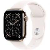 Watch Series 11 GPS + Cellular 46mm Boitier en Titane Or avec Bracelet Sport Rose Tendre - M/L