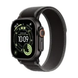 Watch Ultra 3 GPS + Cellular 49mm Boitier en Titane Noir avec Boucle Trail Noir/Charbon - M/L