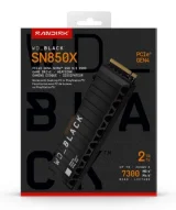 WESTERN DIGITAL WD_BLACK SN850X NVMe SSD WDS200T2XHE - SSD - 2 To - PCIe 4.0 x4 (NVMe)
