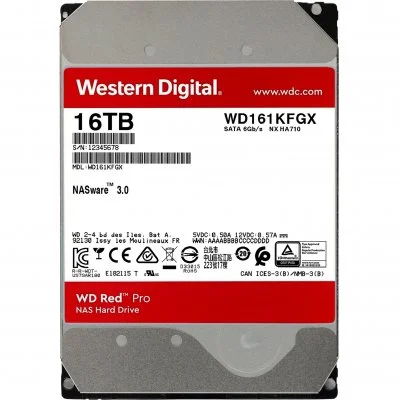 WD Red Pro 3.5"" 16000 Go SATA, Disque dur