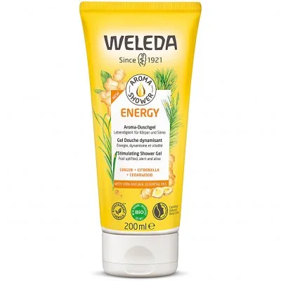 Weleda DOUCHE AROMA - Gel Douche Energy Bio, 200ml