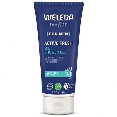 Weleda HOMME - Gel Douche Energisant Bio, 200ml