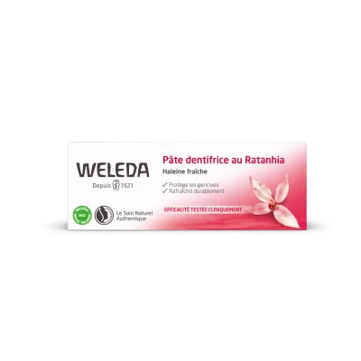 Weleda Soin Bucco-Dentaire Pâte Dentifrice au Ratanhia 75ml