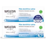 WELEDA Soin Bucco-Dentaire Pâte Dentifrice Saline Lot de 2 x 75ml