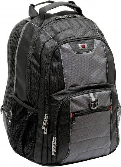 WENGER PILLAR Sac à dos Black Logo PC/MAC/16'' - Noir