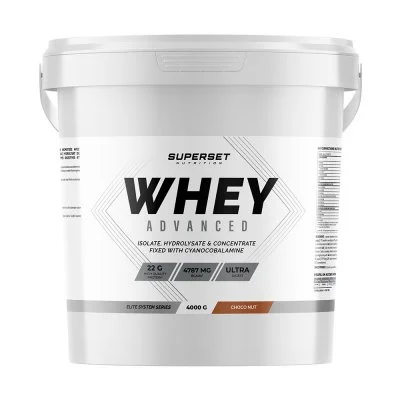 Whey protéine - Superset Nutrition - 100% WHEY PROTEINE ADVANCED (4KG) - Saveur Nutella