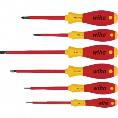 Wiha Jeu de tournevis de test de tension SoftFinish 6 pièces 320N K6
