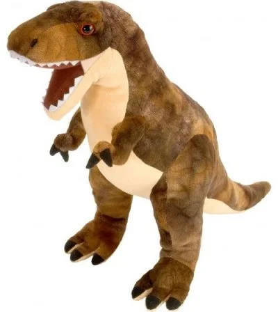 Wild Republic Cuddlekins peluche : mini T-Rex 25 cm marron