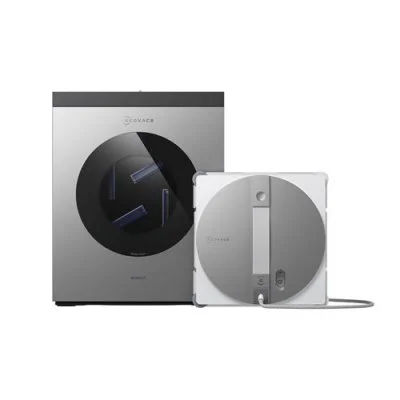 Winbot W3 Omni - Robot lave-vitre Ecovacs, Argent - Neuf