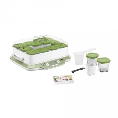 Yaourtière Seb 12 pots Multi Delices Express et Vegetal YG661310 Vert