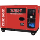 ZEUS Zeuz - Groupe électrogène diesel démarrage électrique 6300 Watts