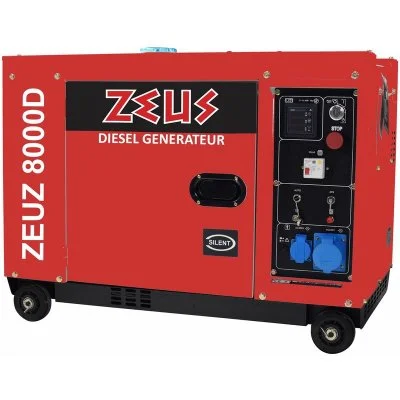 Zeuz - Groupe électrogène diesel démarrage électrique 6300 Watts
