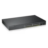ZYXEL GS1900-24HP Géré Gigabit Ethernet (10/100/1000) 1U Noir