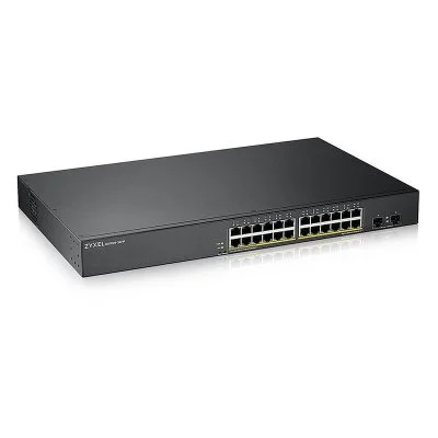 Zyxel GS1900-24HP Géré Gigabit Ethernet (10/100/1000) 1U Noir