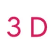 Logo 3d Extensions Cheveux
