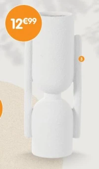 Vase sablier avec anses