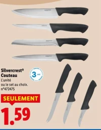 Silvercrest Couteau
