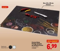 Livorno Home Protège-plaques de cuisson en verre