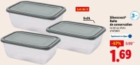 Silvercrest Boîte de conservation (lot de 3 x 2L)