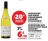 Promo BOURGOGNE AOP BLANC CHARDONNAY DOMAINE DE ROCHEBIN