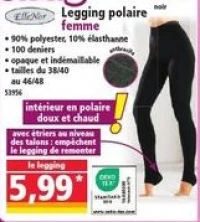Legging polaire femme