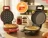 Promo Mini appareil à gaufre/pancake (Ø12,5 cm, 500–600 W)