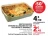 Promo Gratin saumon épinard ou légumes du tian ou chèvre et épinard