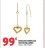 Promo Boucles d'oreilles or 375 millièmes