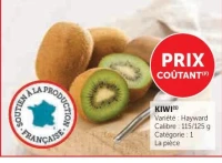 Kiwi (Variété : Hayward)