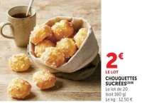 Chouquettes sucrées