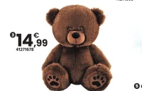 PELUCHE OURS BRUN 40 CM