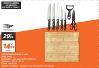 Set de découpe 8 pièces avec planche 